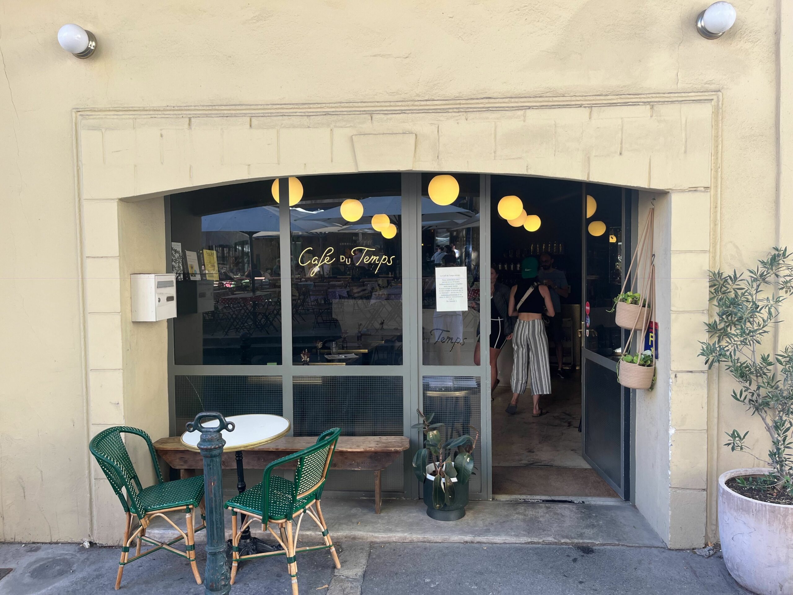Le café du temps