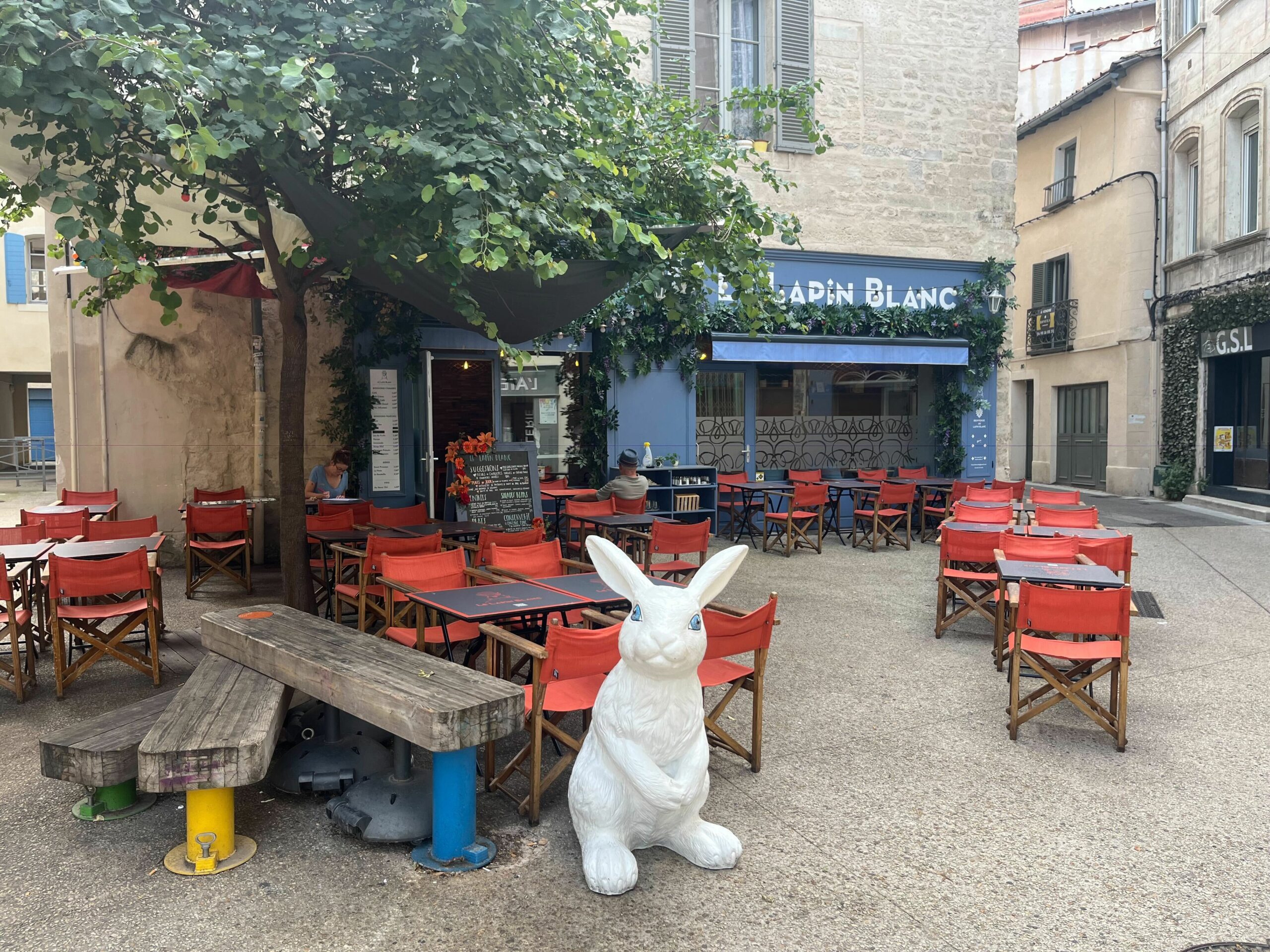Le lapin blanc
