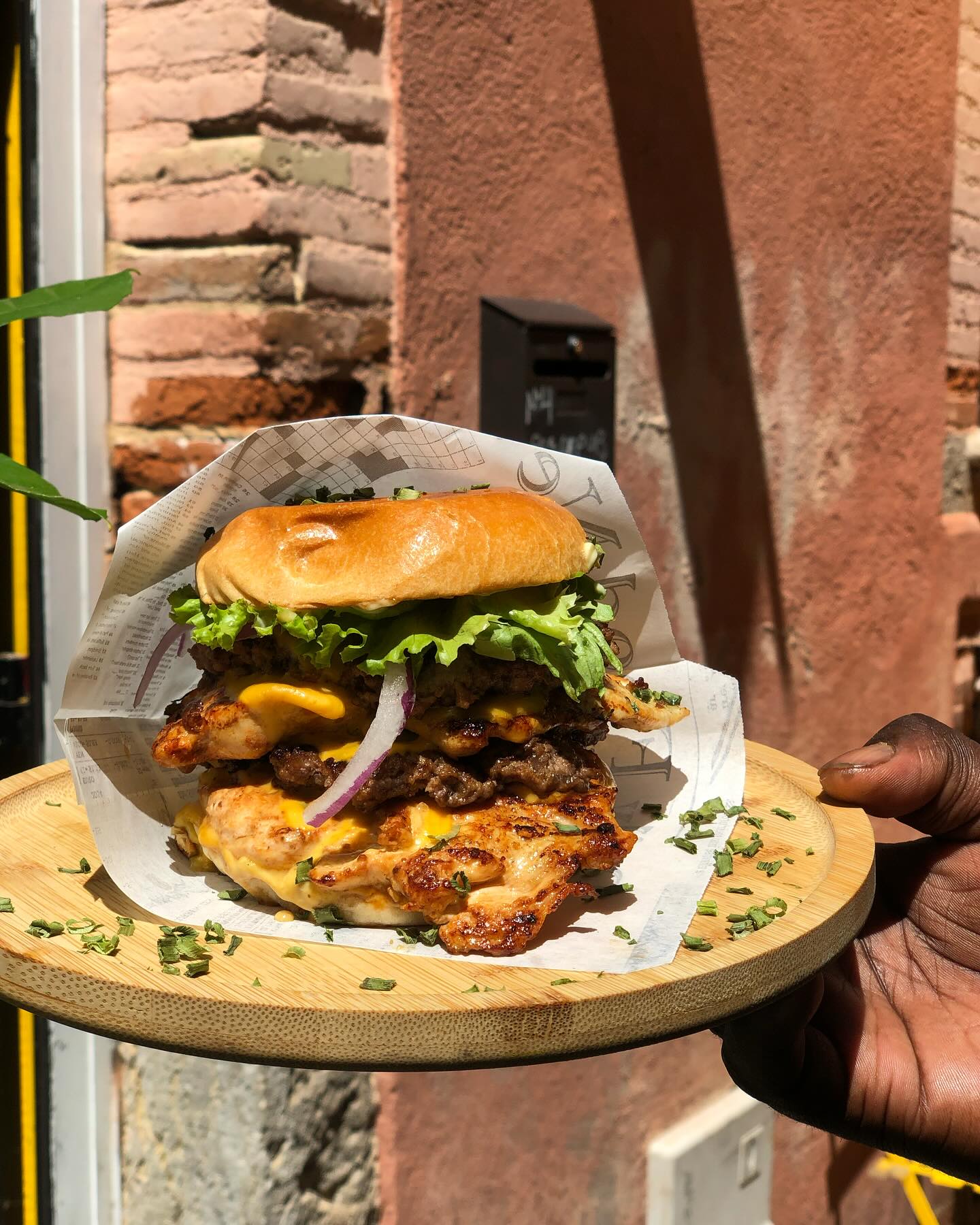 Afro burger